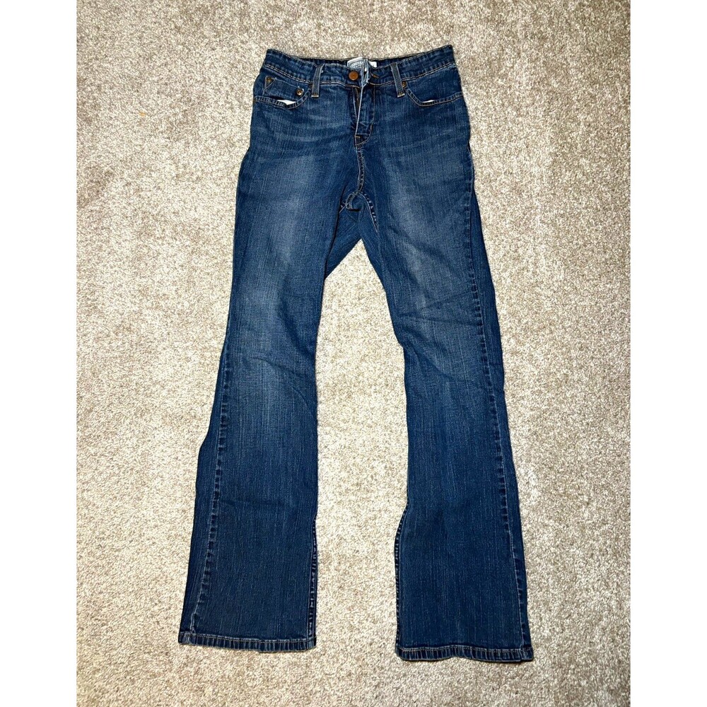 Levi Strauss & Co. Signature Mid-Rise Bootcut Dark Wash Stretch Jeans 6